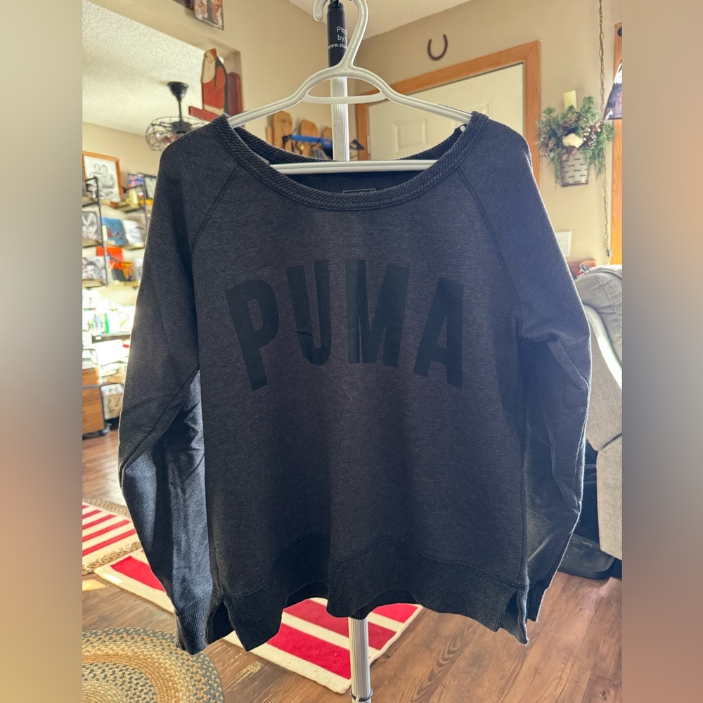 PUMA Women's Black Sweatshirt